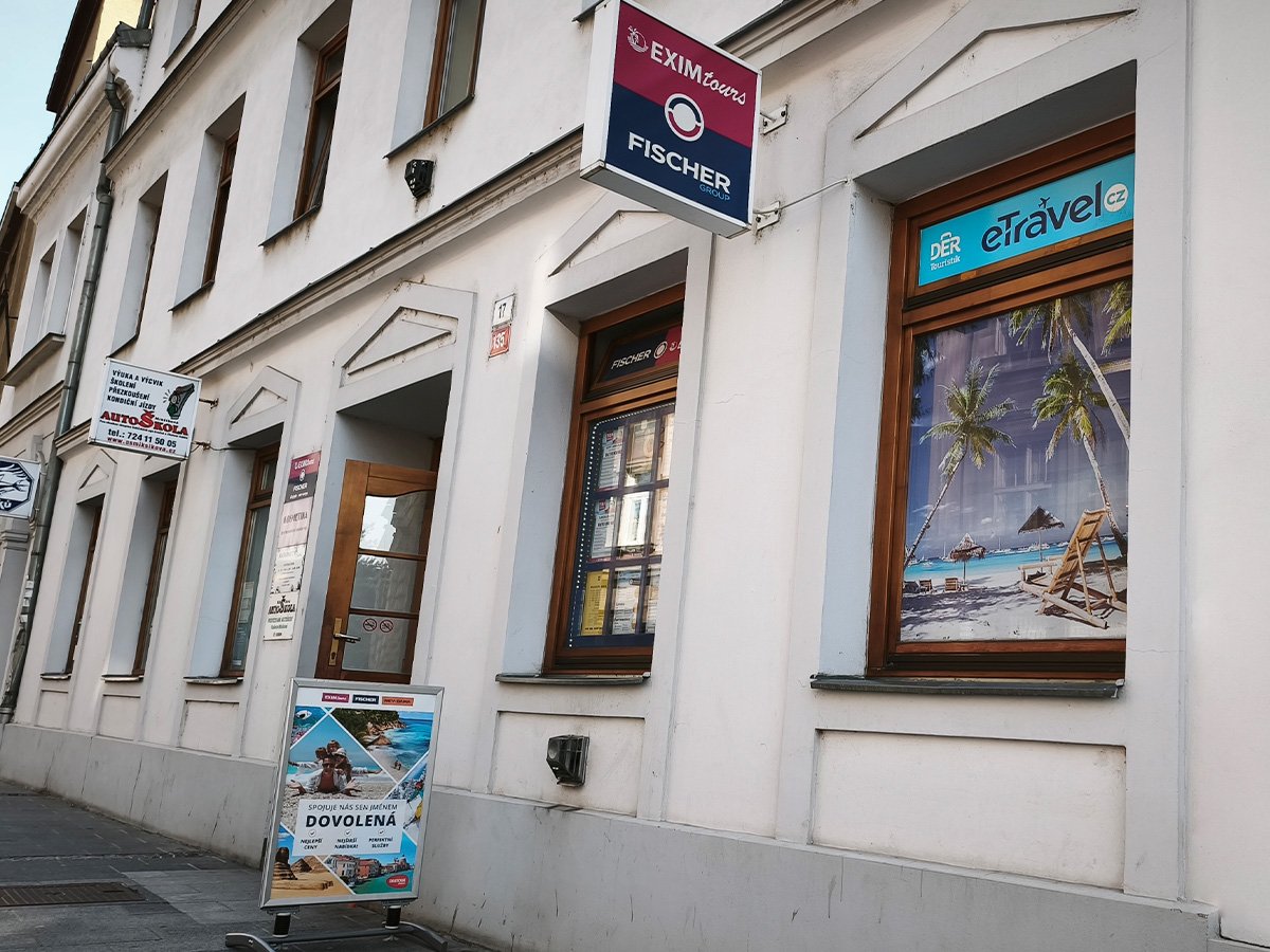 Kancelář Landea Travel zvenku